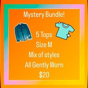 Mystery Bundle: 5 shirts!
